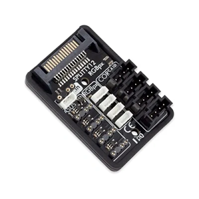 Image of aqua computer compatible RGBpx Splitty12 Active ARGB Hub