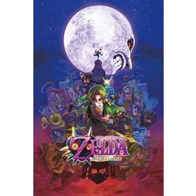 Image of Pyramid America The Legend Of Zelda Majoras Mask Nintendo Fantasy Video Game Cool Wall Decor Art Print Poster 60x90