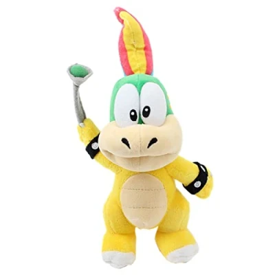 Image of Laruokivi Cartoon Koopaling Lemmy Plush Toy Baby Bowser Jr Koopa Soft Stuffed Animal Doll 9&#039;&#039; Figure