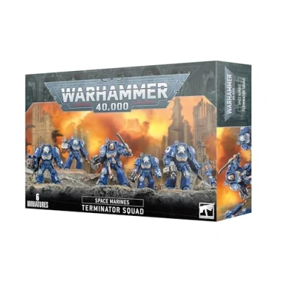 Image of Games Workshop Warhammer 40,000 Space Marines: Terminator Squad (2023 Edition), Blue