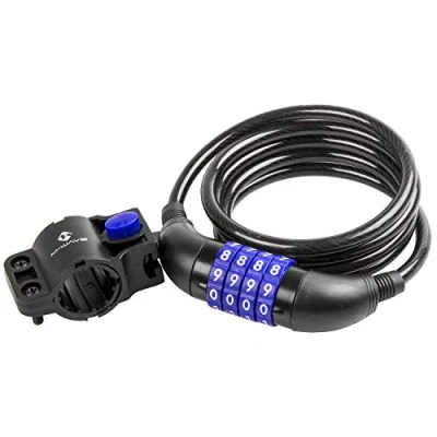 Image of M Wave Spiral Cable Lock Black