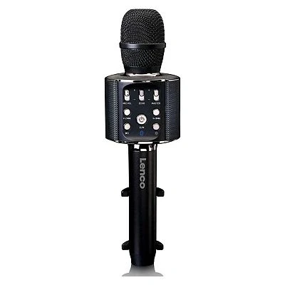 Image of Lenco BMC 090 Karaoke Microphone With Built in Speaker And Effects Black