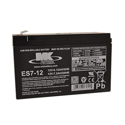 Image of 12V 7.2Ah MK Sealed Lead Acid (AGM) Battery