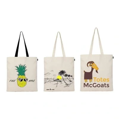Image of Ecoright Aesthetic Canvas Tote Bag for Women, Reusable Cotton School, Grocery, Shopping, Beach &amp; Gifts Women