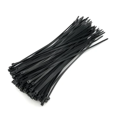 Image of Cable Ties 300mm x 4.8mm Strong Nylon Zip (100, Black)