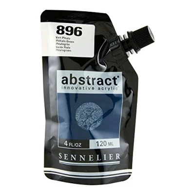 Image of Sennelier : Abstract Acrylic Paint 120ml Satin Phthalo Green