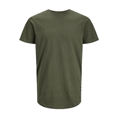 Image of Jack &amp; Jones ENOA CREW NECK Basic Tshirt, Men&#039;s, Size: Small, Forest night