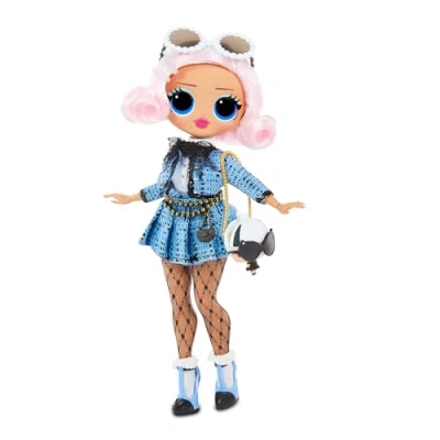 Image of LOL Surprise OMG Uptown Girl Fashion Doll For Kids 20 Surprises Styled Hair &amp; Chic Ages 4 Years Up Includes Shoes, Shoebox, Accessories, Hatbox, Purse, Hairbrush More