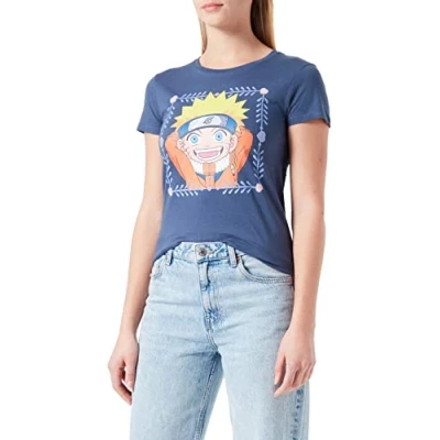 Image of Naruto Women&#039;s Wonarutts059 T Shirt, Denim, XXL