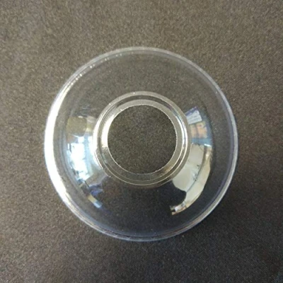 Image of Plastic Cup Lids for 9oz 12oz 16oz 20oz Clear Cups 95mm Dome and Straw Slot (Dome Lid Small Hole, 100)