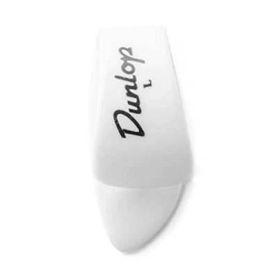 Image of Jim Dunlop 9003P Thumb Pick Large Player Pack White