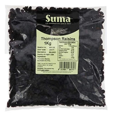 Image of Suma Bagged Down Thompson Raisins 1 kg