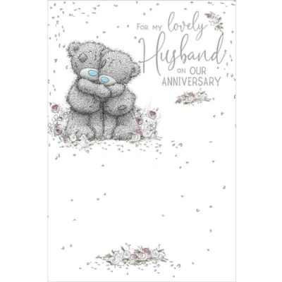 Image of Me to You HUSBAND Anniversary Bear ASM01227, 153mm x 230mm / 6 inch 9 inch.