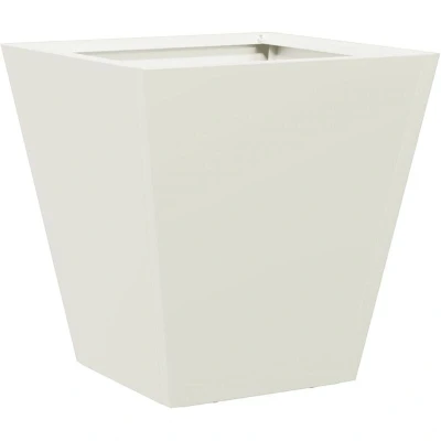 Image of vidaXL Garden Planter White 30x30x30 cm Steel