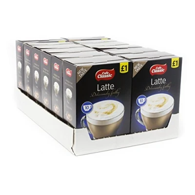 Image of Café Classic Instant Latte 10 sachets 140g (Case of 12 Boxes / 120 sachets)