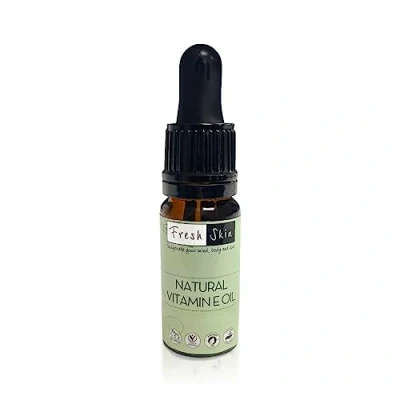 Image of freshskin beauty ltd Natural Vitamin E Oil 10ml Natural, Vegan, Cruelty Free, Hexane No GMO