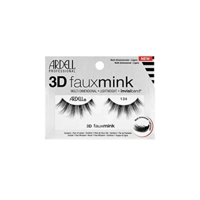Image of Ardell 3D Faux Mink Black Lashes 134