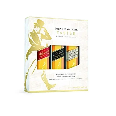 Image of Johnnie Walker Blended Scotch Whisky Exploration Giftpack, 3 x 5cl