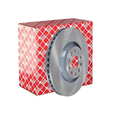 Image of 3C0615301C, 5Q0615301C Brake disc FEBI BILSTEIN 39129 Front Axle 340mm 30mm 5 Hole 112mm internally vented Coated VOLKSWAGEN: Golf 7, Tiguan II