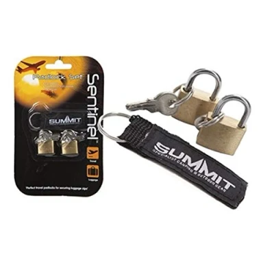 Image of Sentinel Travel Accessory Luggage Lock, Nero/Oro/Argento