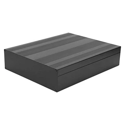 Image of Aluminum Project Box Matte Split Type Black Enclosure Case DIY Electronic Product Casing 50x178x220mm Thickness 1.25 1.5mm