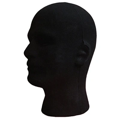 Image of WFZ17 Female Male Styrofoam Mannequin Manikin Head Model Wigs Glasses Headset Display Stand