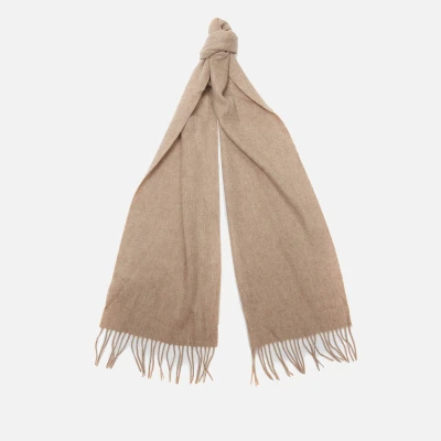 Image of Barbour Lambswool Fringe Scarf