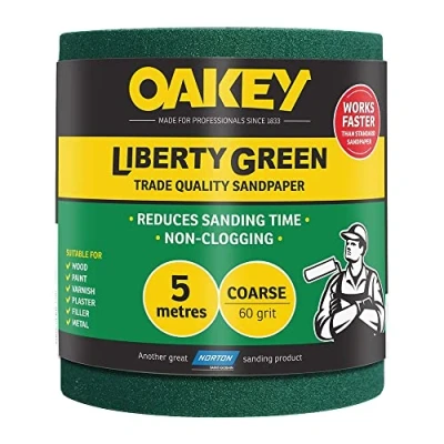 Image of Liberty Green Sanding Roll 115mm x 5m Medium 60g
