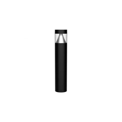 Image of LED Bollard Multi Wattage CCT Photocell Cone Silver Collingwood Hydra