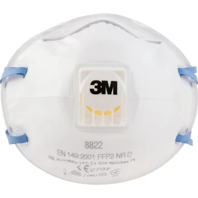 Image of 3M 8822 Disposable fine dust mask FFP2 (10 pack)
