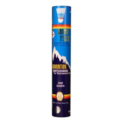 Image of Snowpeak Tournament Grade Badminton Goose Feather Shuttles BWF Approved Superior (1 Dozen / 12 Shuttles) C1101