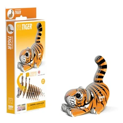 Image of EUGY 3D Tiger Model, Craft Kit
