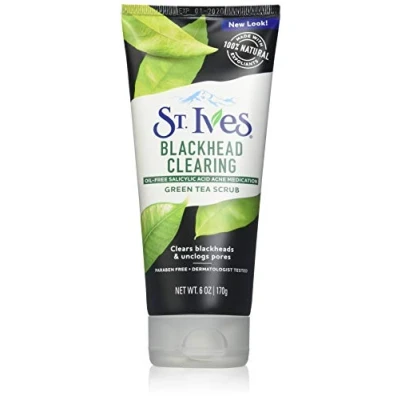 Image of St. Ives Blackhead Clearing Face Scrub Green Tea 6 oz(Pack of 3)