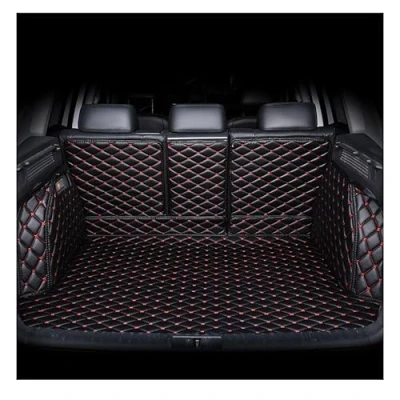 Image of Car leather Trunk Mat,for Peugeot 2008 2020 2024 Boot Liner Protector Mats Anti Scratch Slip Waterproof Pad Accessories,C