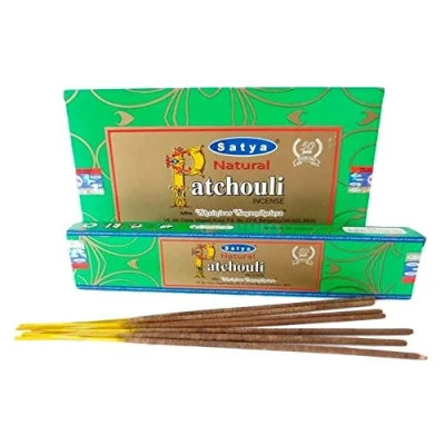 Image of Satya Natural Incense Sticks, Patchouli, 15g, Special 12 Piece