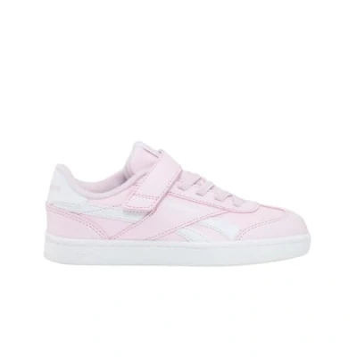Image of Reebok Smash EDGE Elastic TOP Strap Unisex Multicourt tennis shoes for kids, Size: 1, Frosted berry/footwear white High quality imitation leather