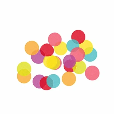 Image of Amscan 9912124 Tropical Paper Confetti 10G