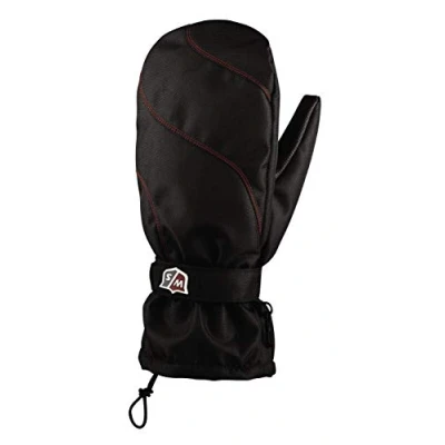 Image of Wilson Staff Men&#039;s Wgja00990 Seasonal Men s Winter Mittens Pair Golf Gloves Black One Size, Black, Size UK