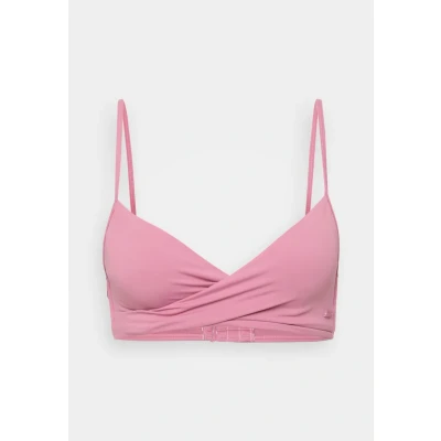 Image of Roxy Beach Classics WRAP Bikini top, Women&#039;s, Size: Large, Heather rose