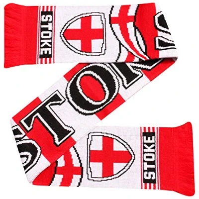 Image of Stoke City Football Fans Scarf (100% Acrylic)