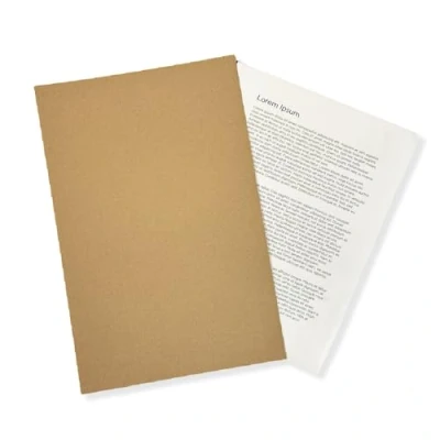 Image of Exacompta Ref FS315 BUFZ Guildhall Square Cut Folder, 35 x 24.2cm, 315gsm Premium Heavyweight Manilla, Holds A4 &amp; Foolscap Documents, Blue Angel Certified Buff, Pack of 100