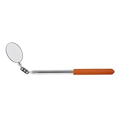 Image of Bahco 5515T 52 Telescopic Swivel Head Mirror, Silver, 50 x 290 mm