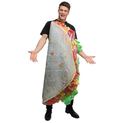 Image of Wicked Costumes Adult Taco Fancy Dress Costume One Size