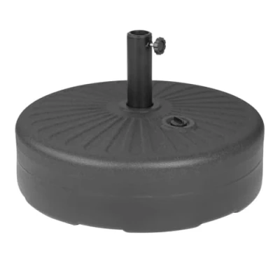 Image of Bolero Black Plastic Parasol Base 40Ltr (filled)