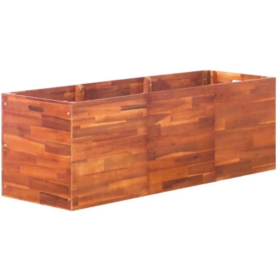 Image of vidaXL Garden Raised Bed Acacia Wood 150x50x50 cm