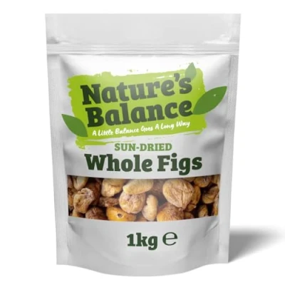 Image of Natures Balance Sun Dried Figs 1kg Turkish Angir Variety Ready to Eat Fruit