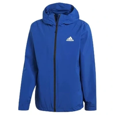 Image of adidas BSC 3 Stripes RAIN.RDY Jacket Women&#039;s Blue, M