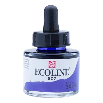 Image of Ecoline Liquid Watercolor 30ml Pipette Jar Ultramarine Violet (11255071)