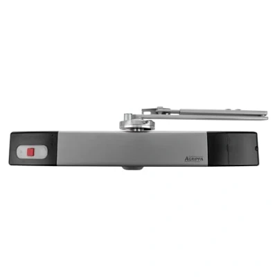Image of Agrippa Acoustic Battery Operated Fire Door Closer Silver