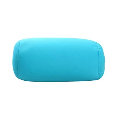 Image of Uministyle Roll Cushion Micro Bead Travel Beanie Pillow Microbead Neck Bloster Lumbar Bolster (light blue)